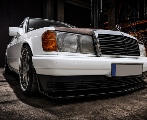 Mercedes 190 w201 frontlippe - mercedes,